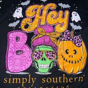 Simply southern Halloween, long sleeve shirt women’s XL